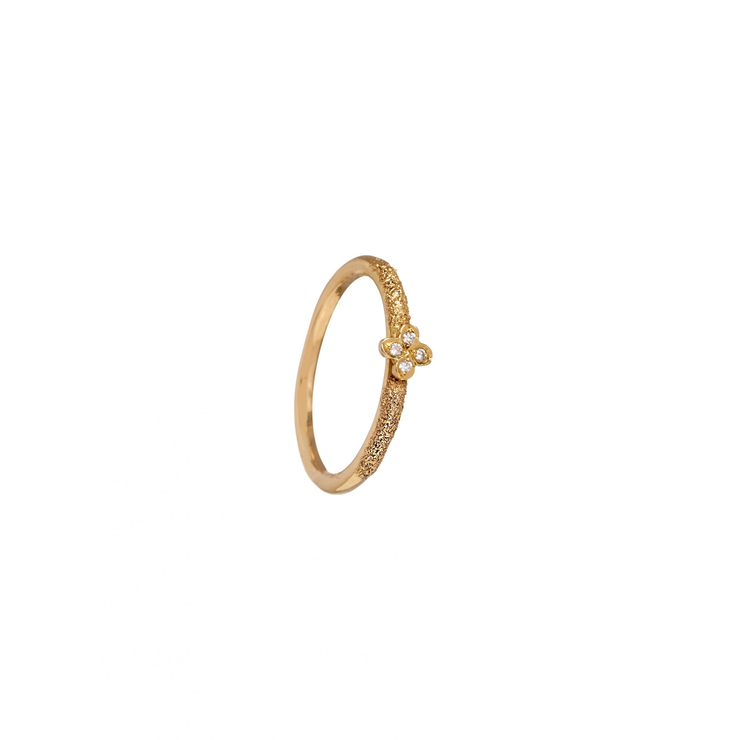 DIAMOND FLOWER RING