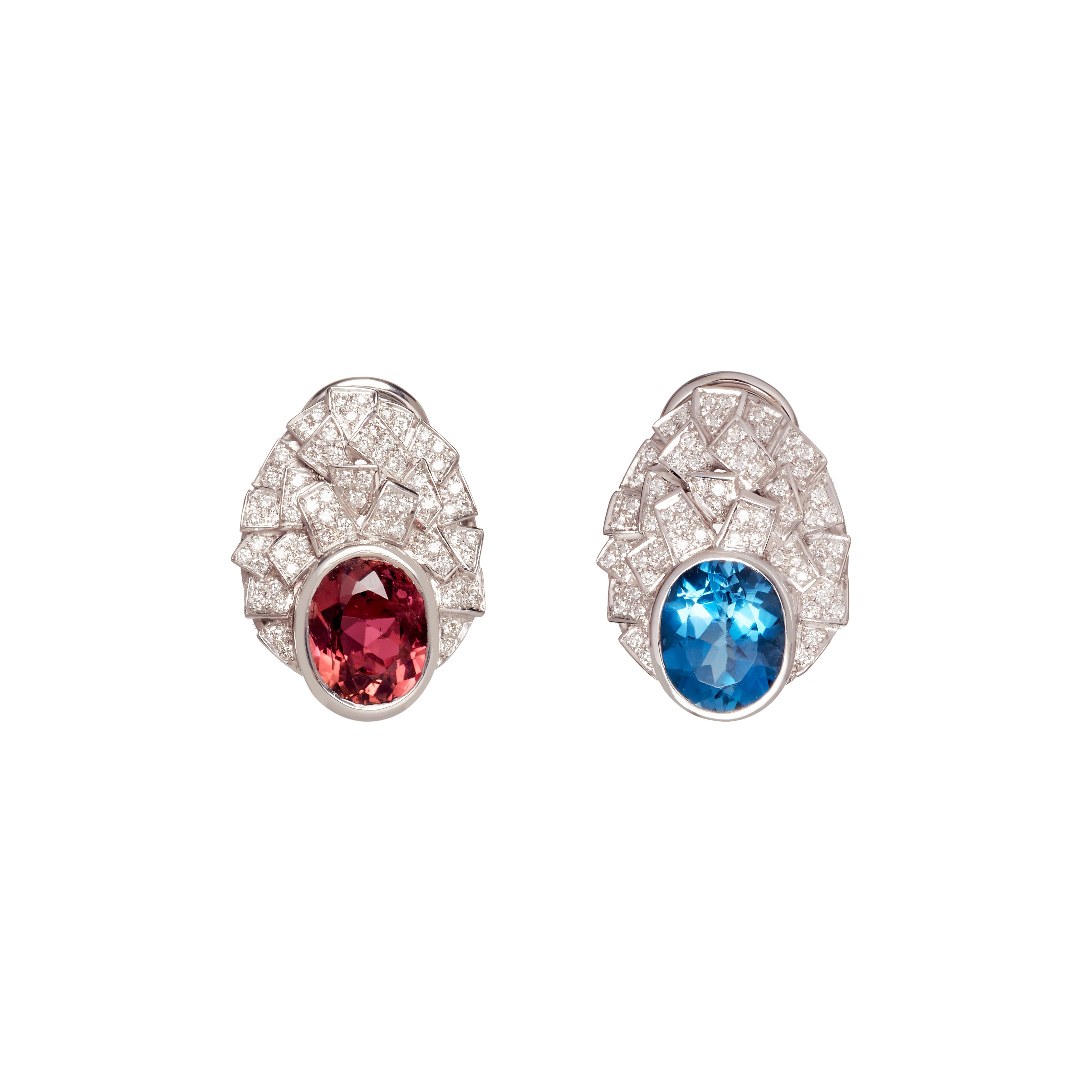 SCALES DIAMOND EARRING