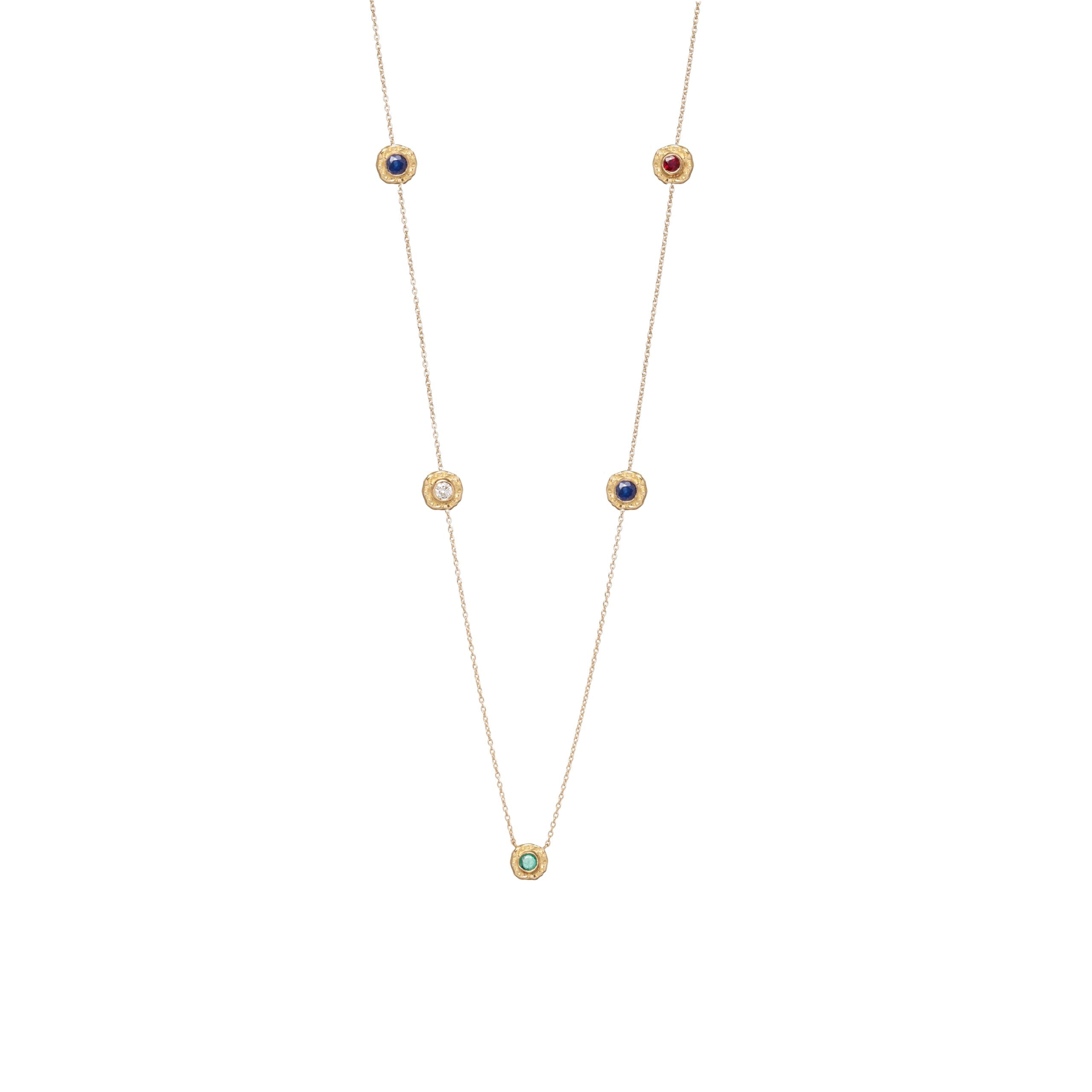 NECKLACE - FIVE STONES