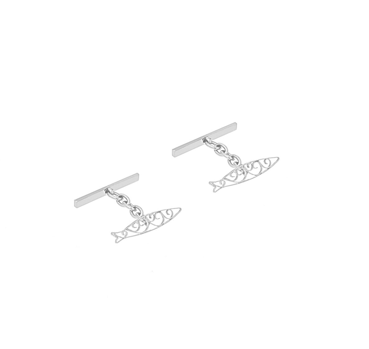 Gold Fish Cufflinks
